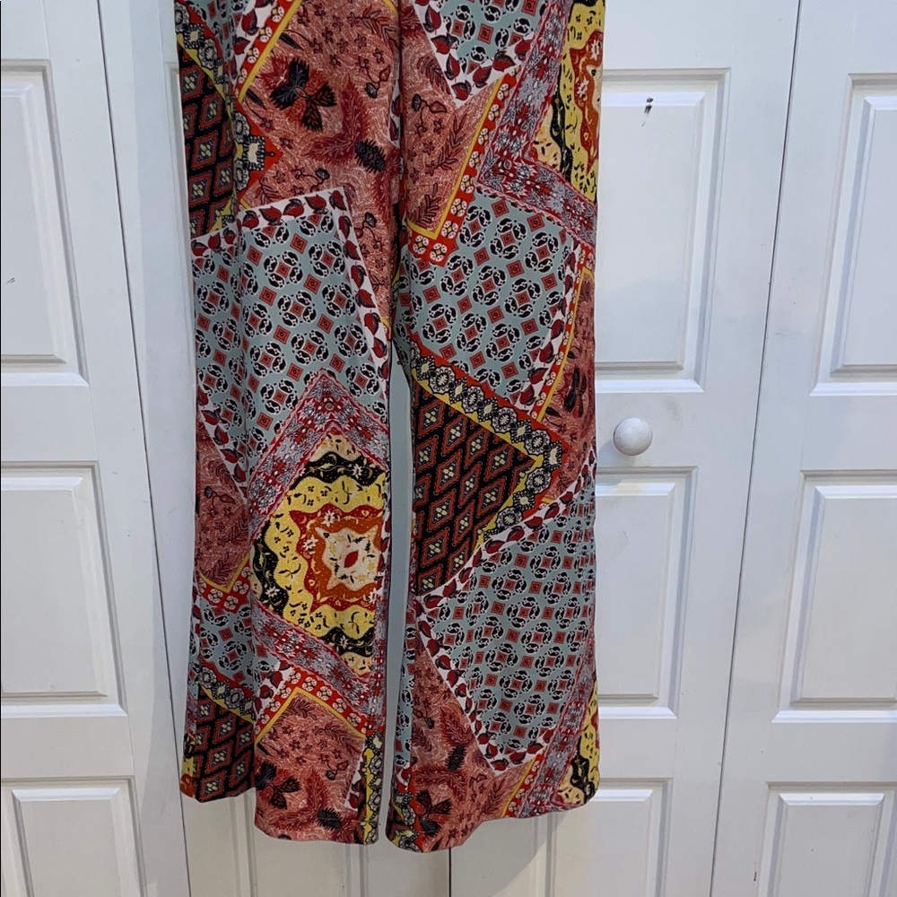 Harlyn by Anthropology Vibrant Patchwork Jumpsuit - Picture 4 of 12